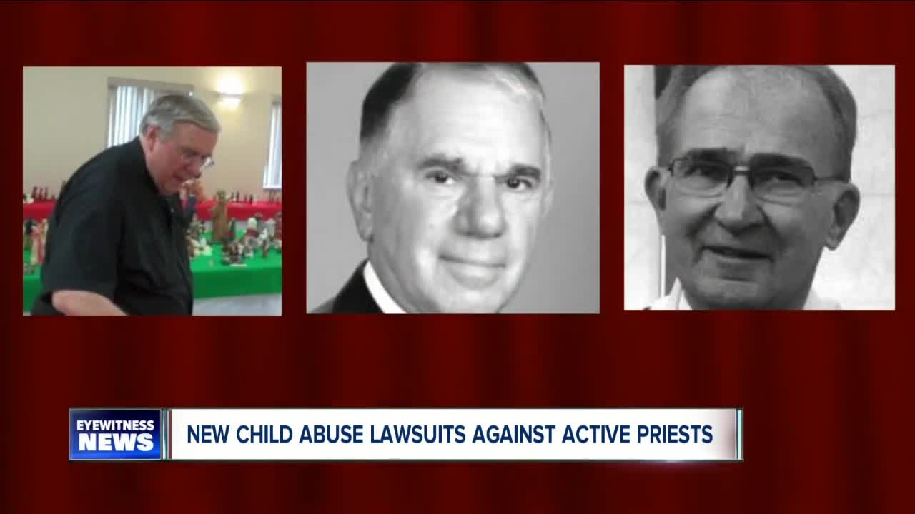 More priest lawsuits alleging child sex abuse - some against active serving priests.