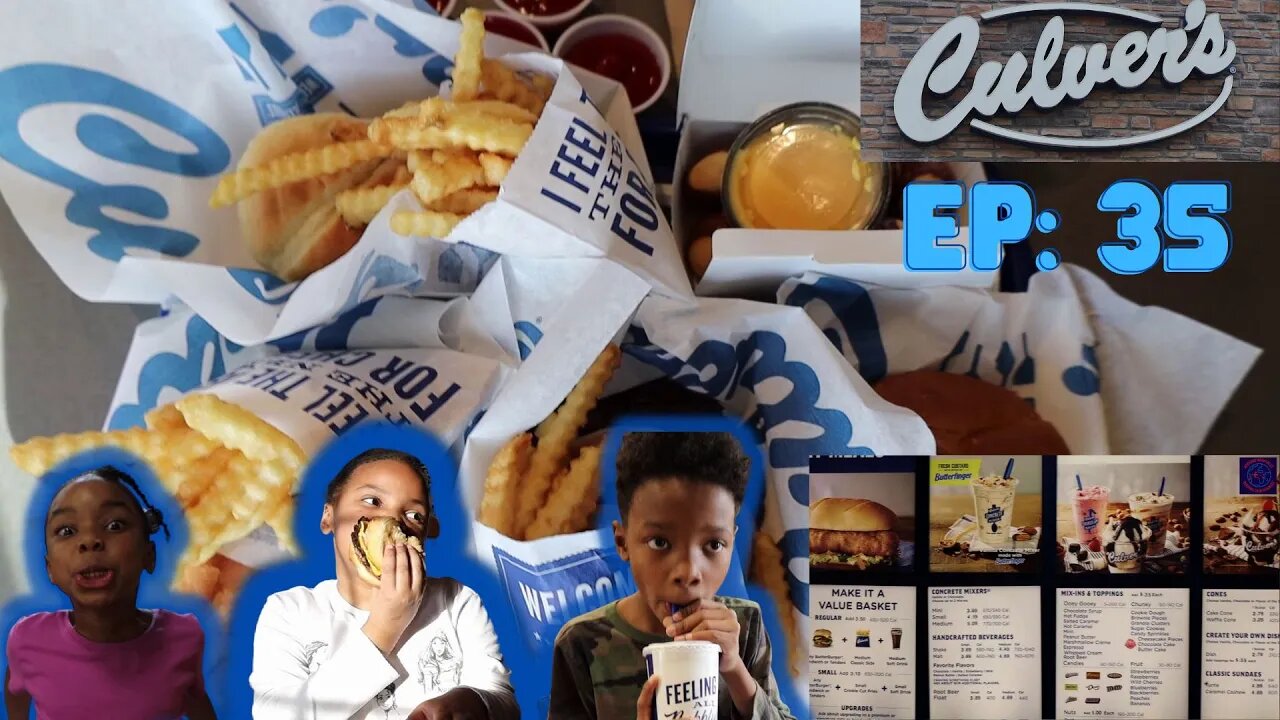 AROUND NASHVILLE - EP: 35 - EATING CULVERS W/ THE KIDDOS - BURGERS AND FRIES - GOOD FOOD!!