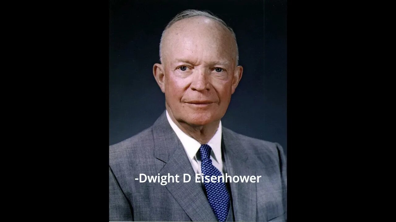 Dwight D Eisenhower Quotes - No One Should Ever Sit in the Office...