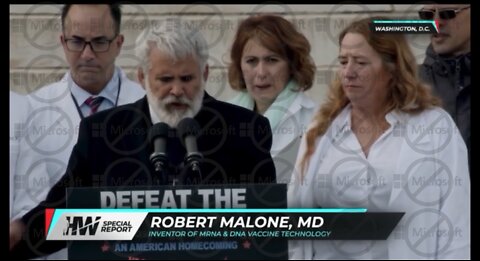 Dr. Robert Malone’s Epic Speech at Defeat the Mandates Rally