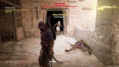 Assassin's Creed Origins Part 48-Falling Into Water