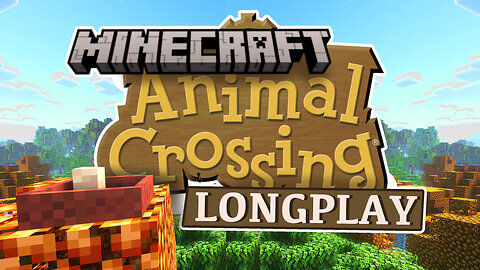 Cozy Animal Crossing Minecraft Longplay While You Study, Sleep or Game - 100 Days EP 1 - Music 432hz