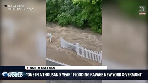 Catastrophic flooding prompts state of emergency across northeast US