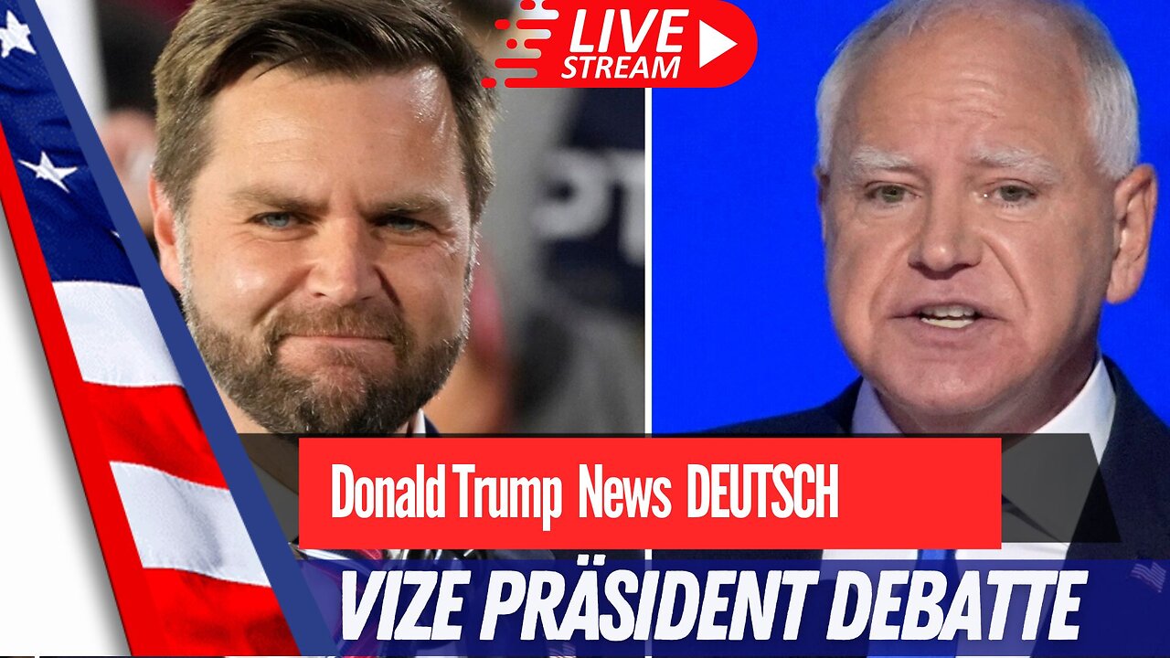 LIVE: Debatte der U.S. Vizepräsidentschaftskandidaten #deutsch