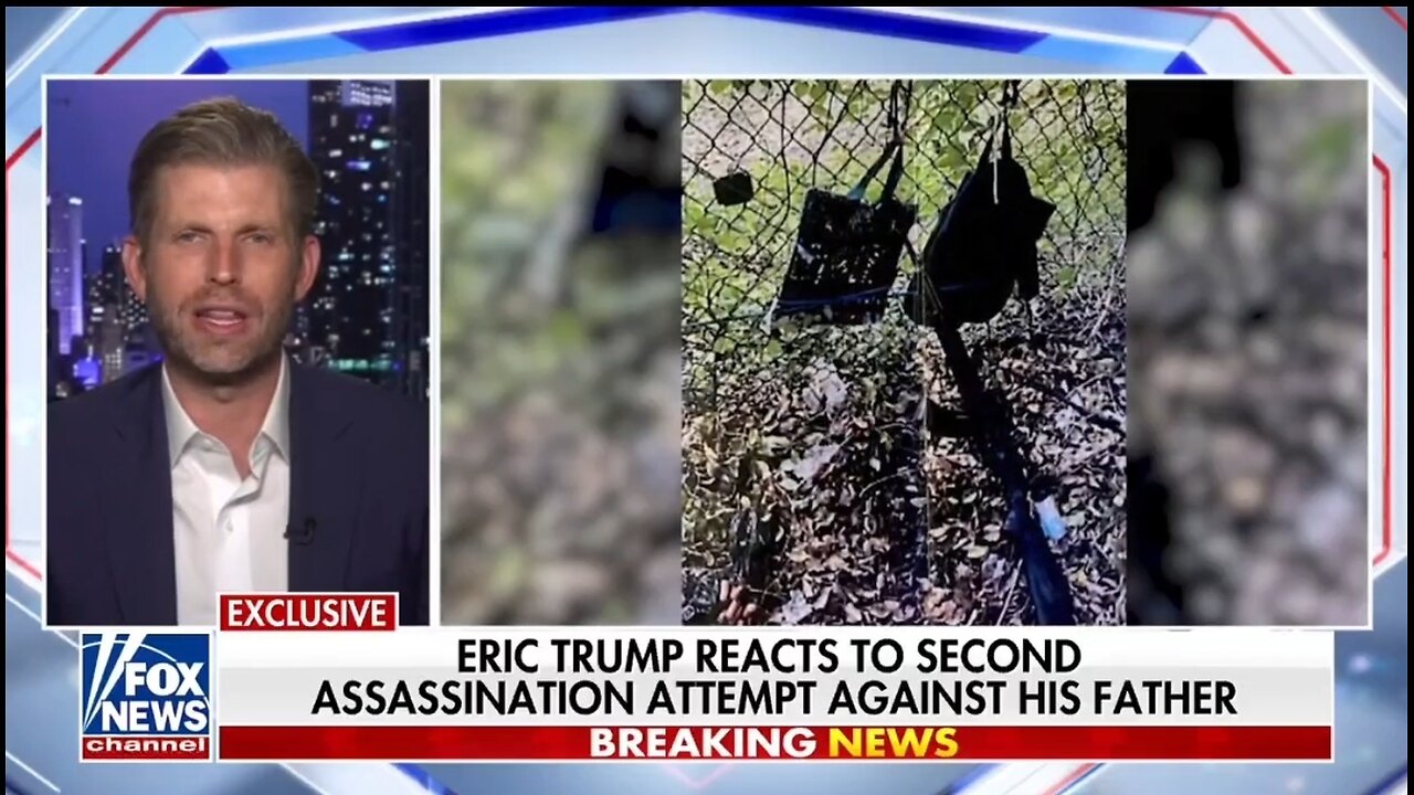 Eric Trump's First Reaction To The 2nd Assassination Attempt On His Father