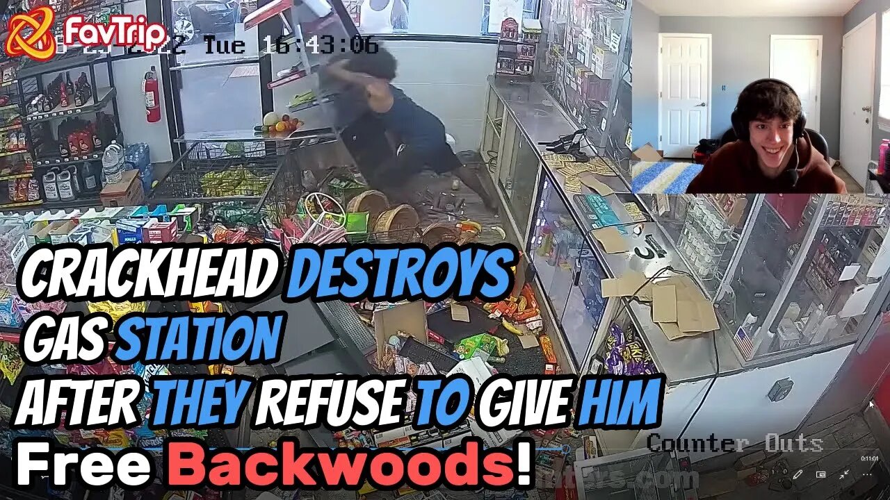 Cr**khead Destroys Gas Station In Seconds!