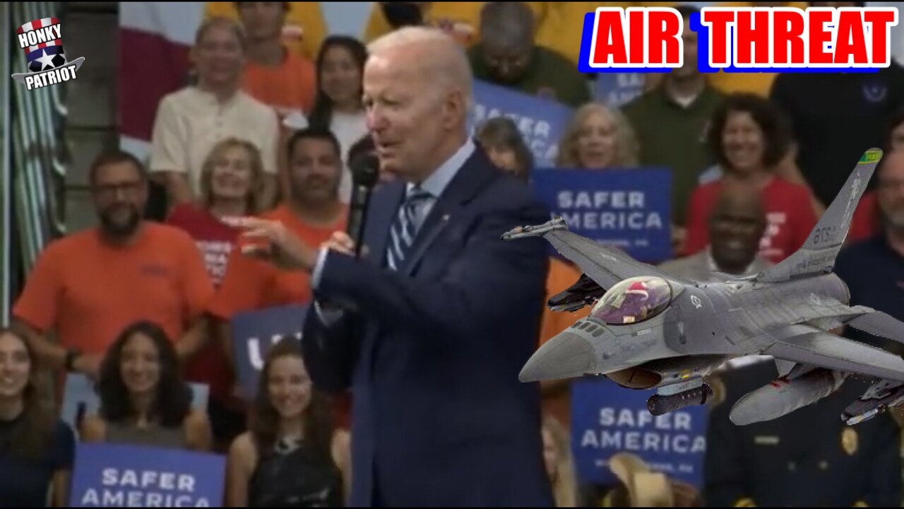 Joe Biden Threatens MAGA Americans With F-15s After Creeping On Little Girl