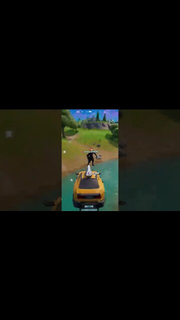 Car surfing trampoline #fortnite #fortniteclips #gamer