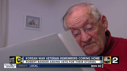 Korean War veteran tells the story of coming home