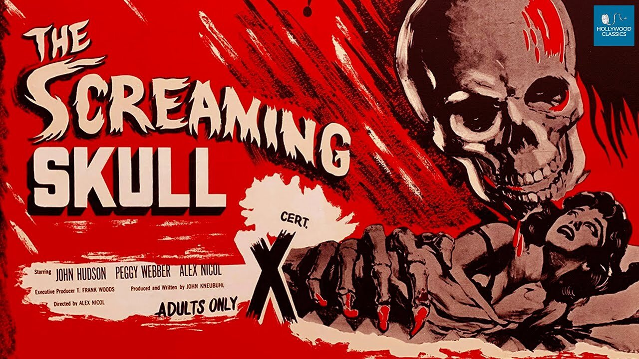 THE SCREAMING SKULL (1958). Colorized