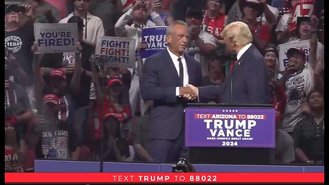 RFK Jr. Endorses President Trump: President Trump in Glendale, AZ