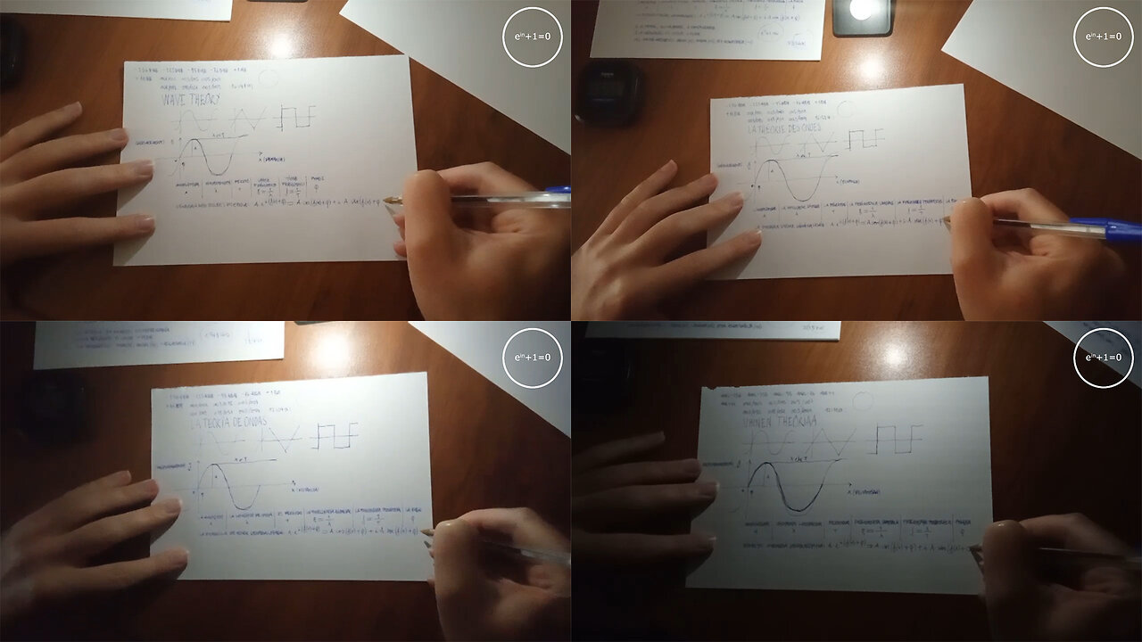 +14 001/004 003/013 005/007 zeropolis (1), eiπ+1=0 (i), gods (0) 003/008 wave theory