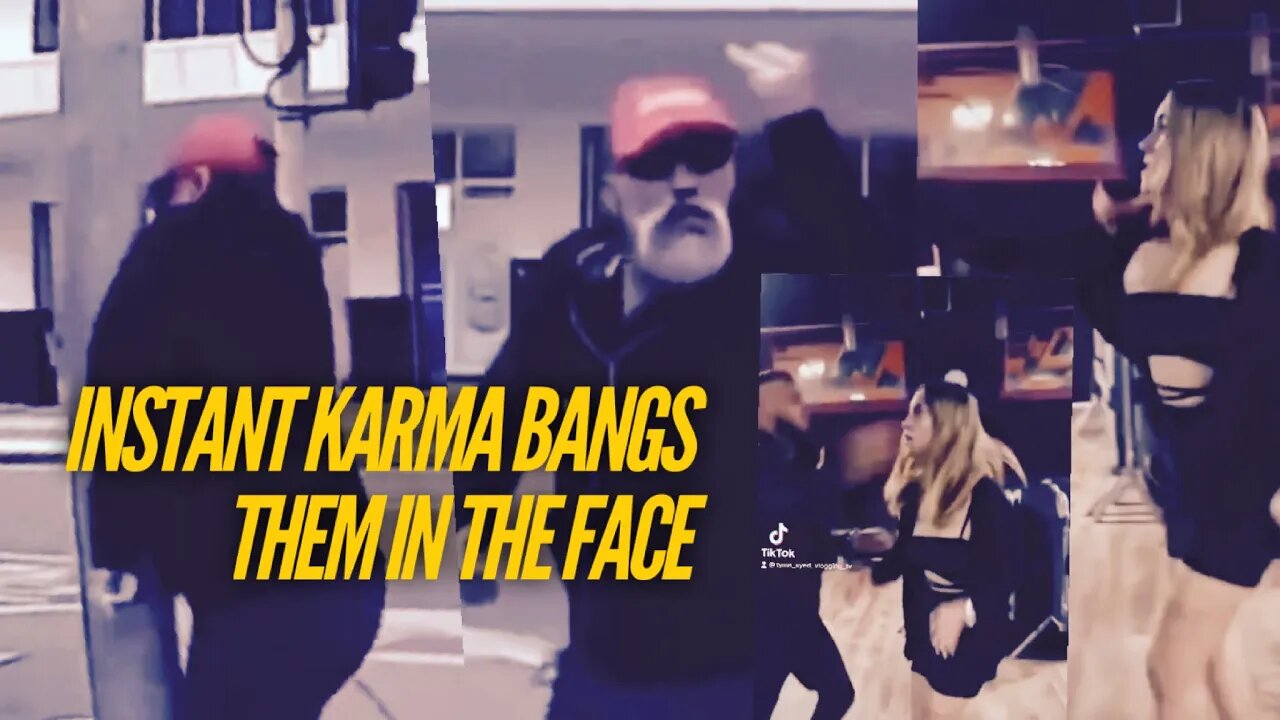 INSTANT KARMA & A ENTITLED FEMINIST GETS A LESSON IN EQUALITY BIG TIME