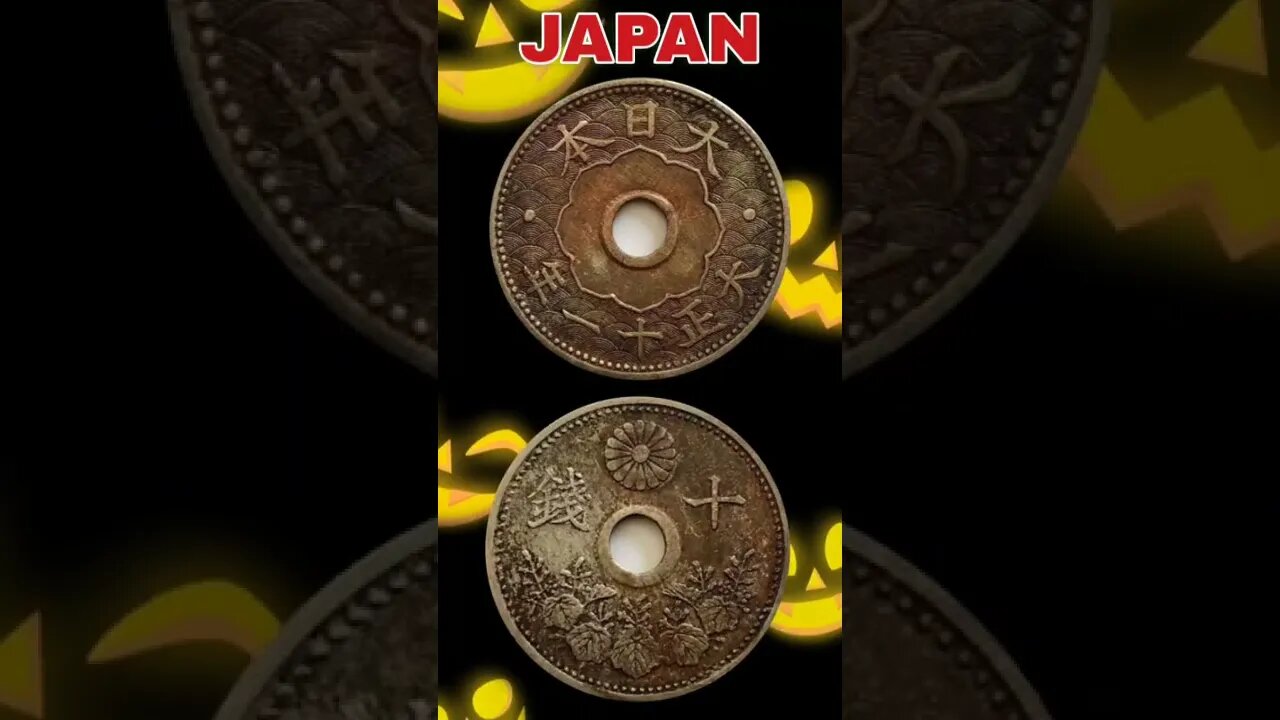 Japan 10 Sen 1922.#shorts #coinnotesz