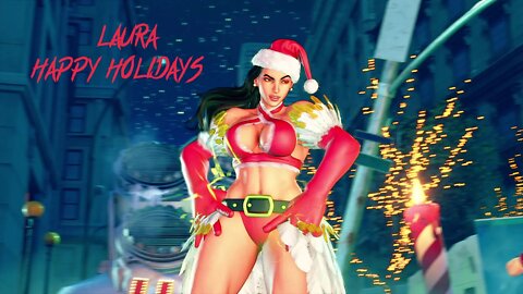 Street Fighter V Laura Happy Holidays Outfit