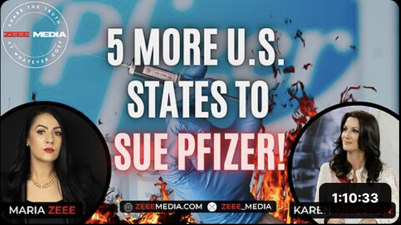 Karen Kingston - 5 More U.S. States to SUE PFIZER!