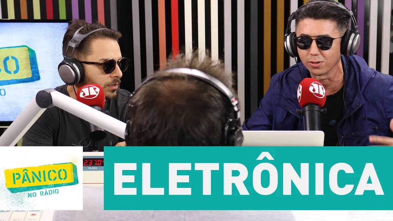 O que será que Junior Lima e Júlio Torres ouvem de música eletrônica? | Pânico