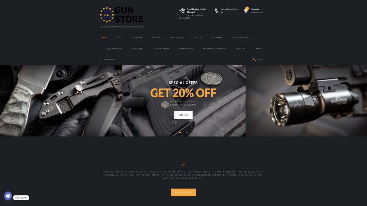 Is Thegunstore.eu legit or a scam?