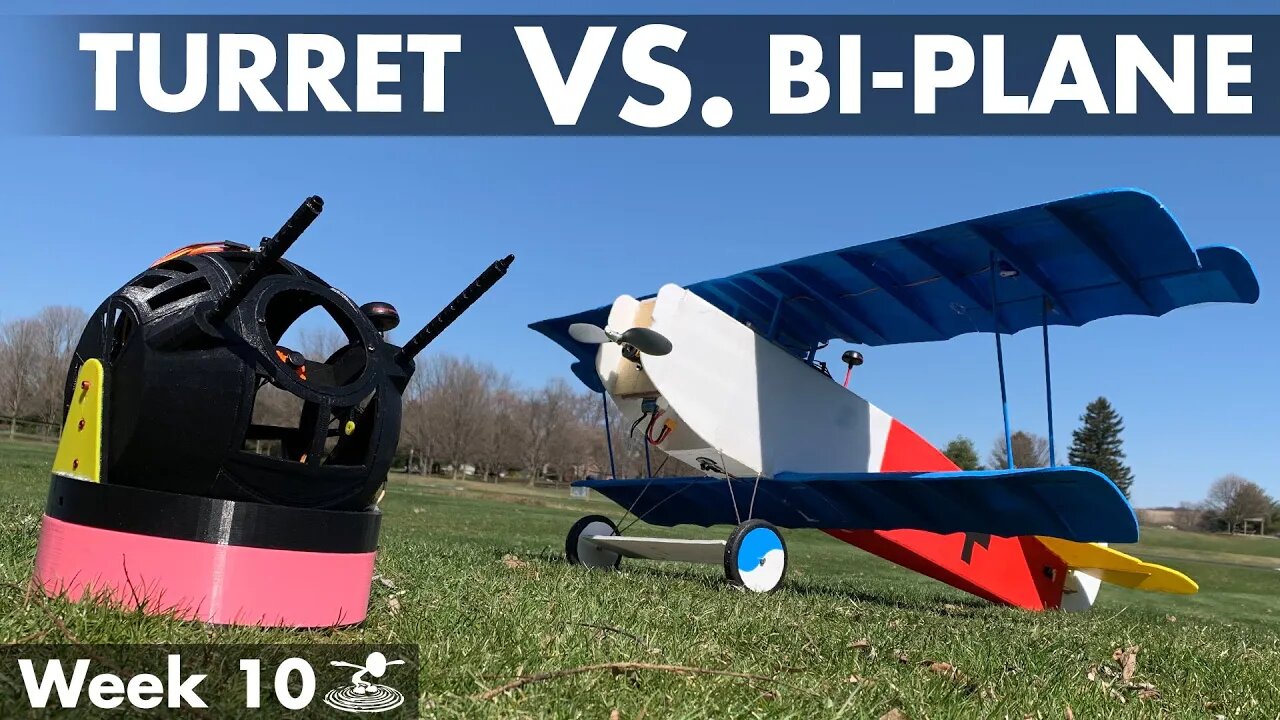 Turret Vs. Bi-Plane Laser Tag Battle - Week 10