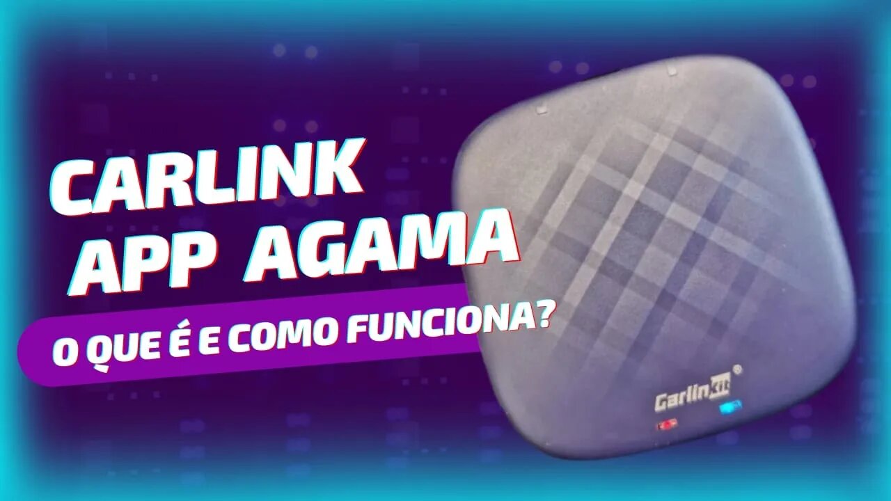 Aplicativo agama instalado na stream box carlinkit no Tiggo 5x