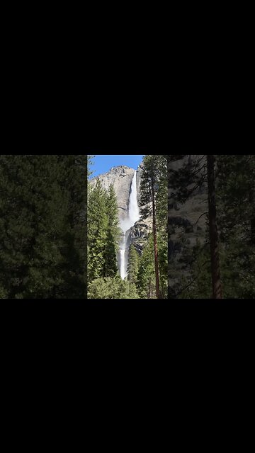 Yosemite National Park Yosemite Falls upper #vacation and lower before the flood