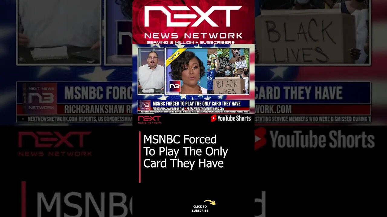 MSNBC Forced To Play The Only Card They Have #shorts