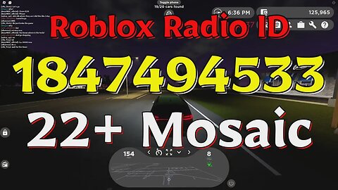 Mosaic Roblox Radio Codes/IDs