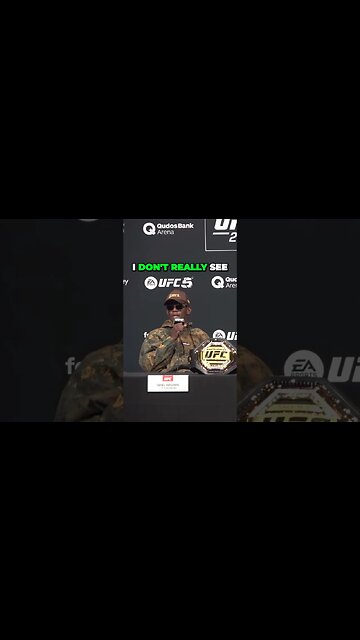 Isreal Adesenya Thoughts On Sean Strickland #isrealadesanya #ufc293 #seanstrickland #ufcsydney #fyp