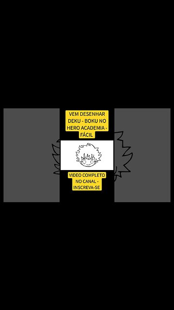 COMO DESENHAR DEKU - BOKU NO HERO ACADEMIA - FÁCIL #desenho #desenholivre #shorts #desenhofacil