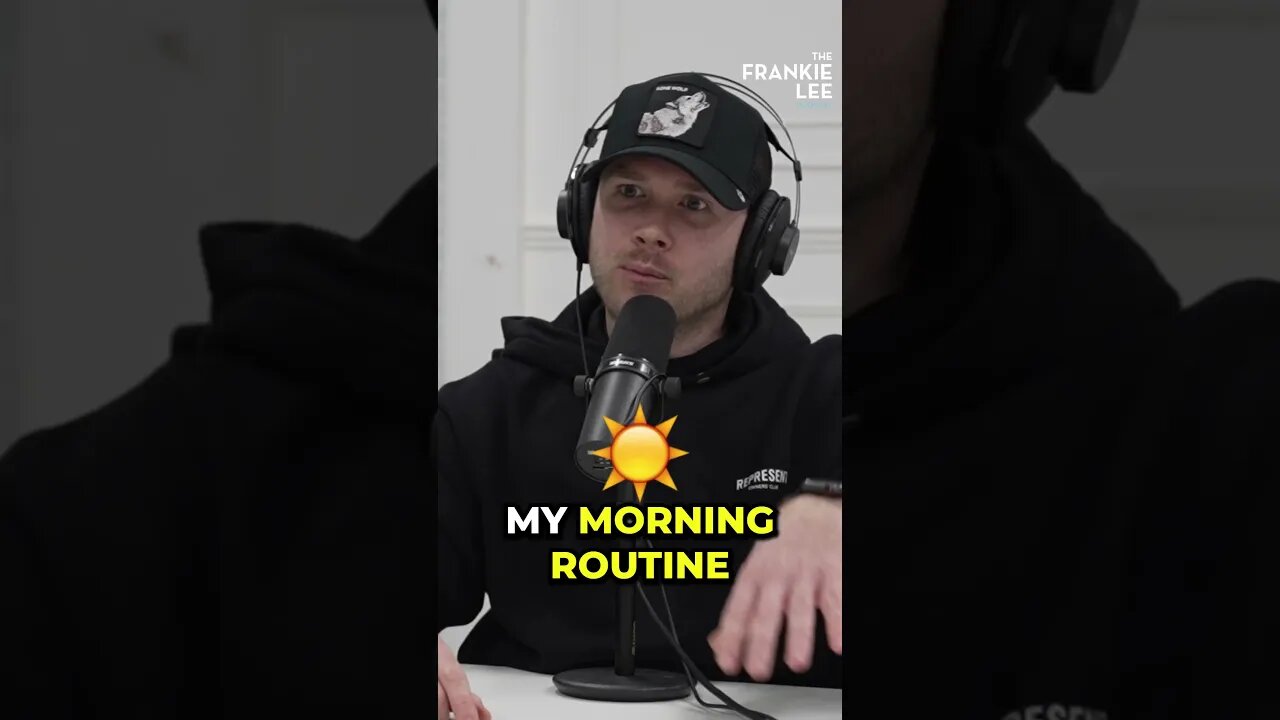 Figure out what routine works for you! #frankieleepodcast #joelconder #familyvlogger