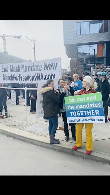 Seattle freedom Rally! 03/27/21