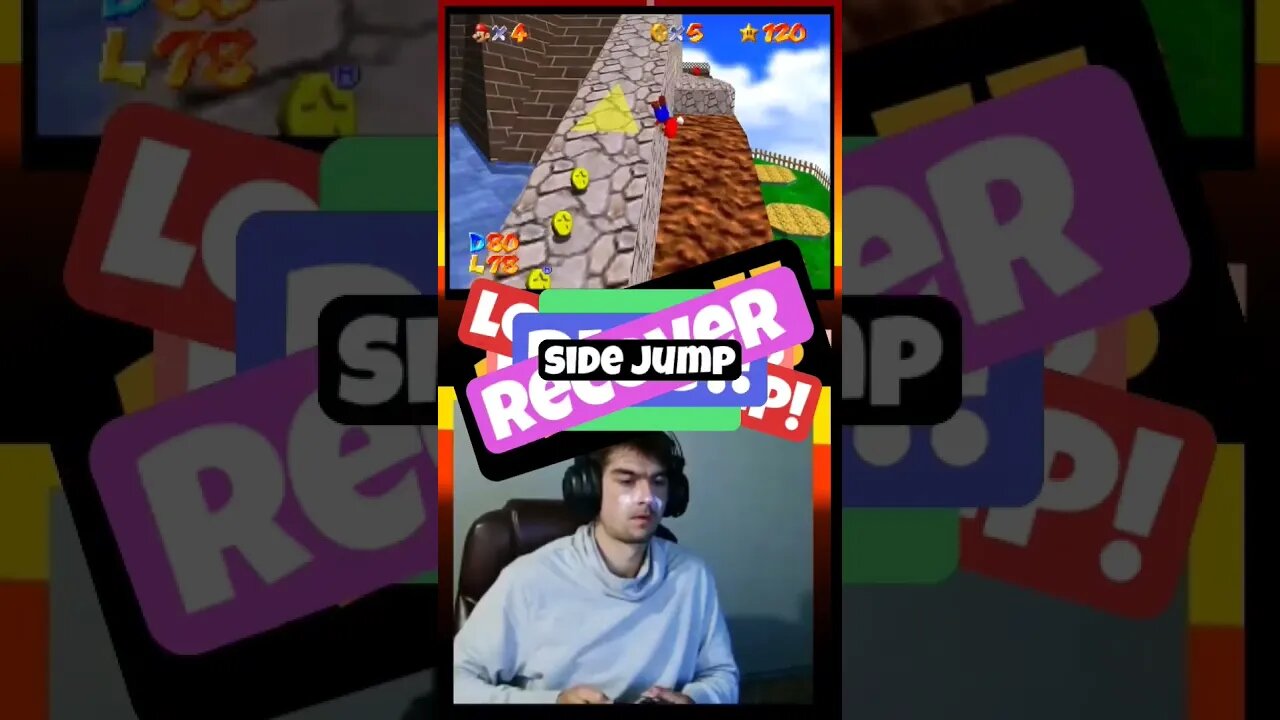 Before FallGuys 😱 Mario 64 WR 😤 was the ultimate challenge #shorts #mario #fallguys #speedrun