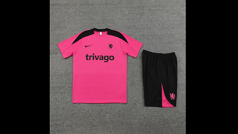 👉🏻⚽️ 2024/25 Chelsea Adult Pink Short Sleeve Training Kit