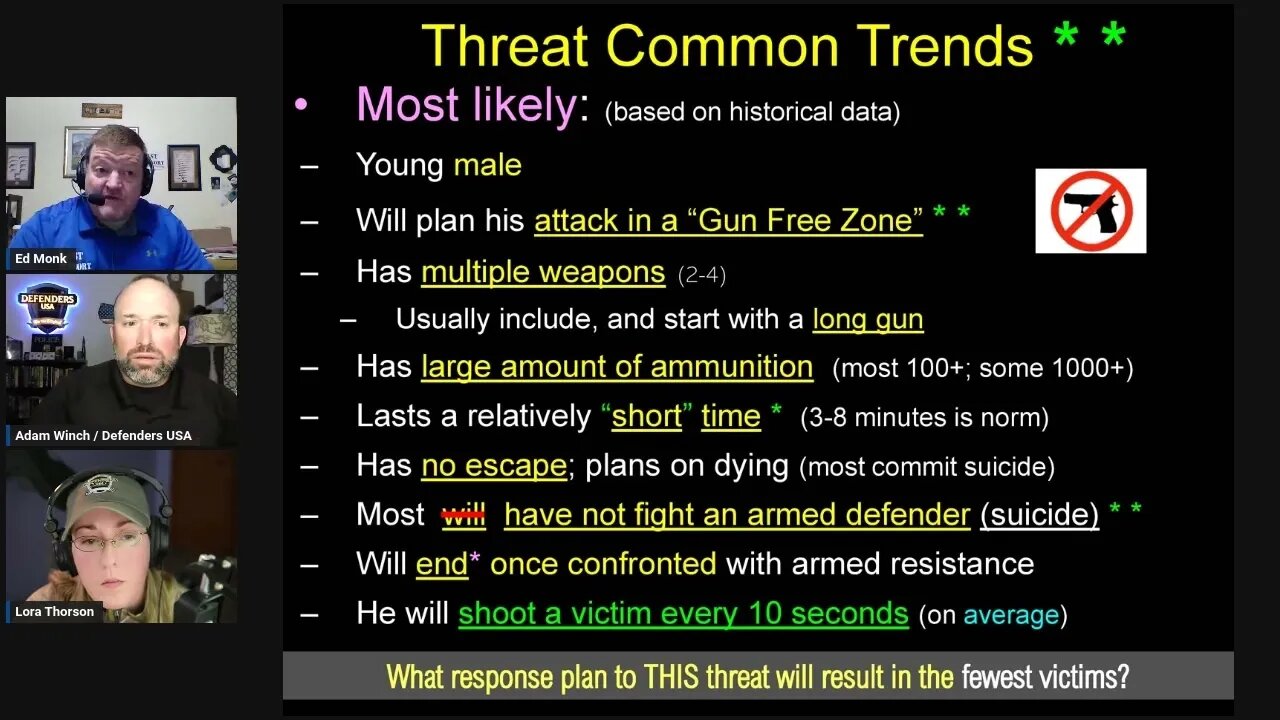 Common Trends | Ed Monk on Stopping Active Shooter Threats | Defenders LIVE