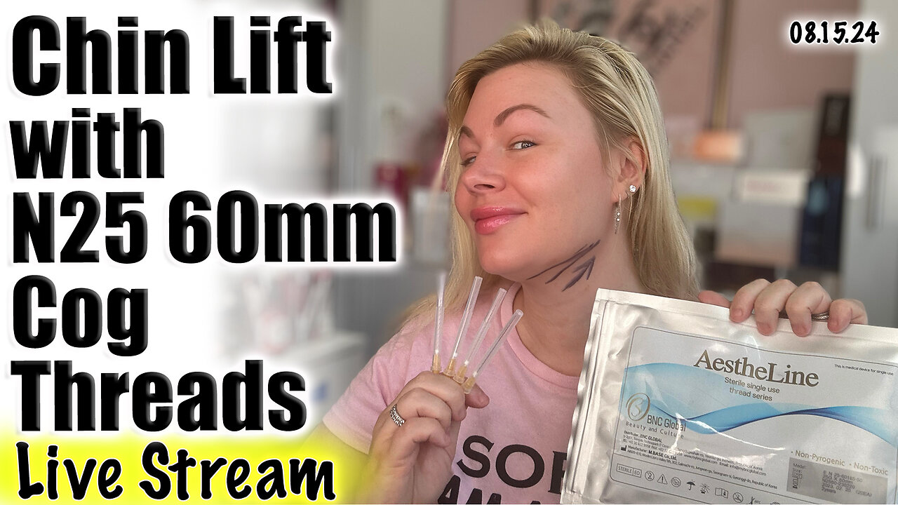 Live Chin Lift with N25 60mm Cog Lifting Threads! AceCosm, Code Jessica10 saves you Money