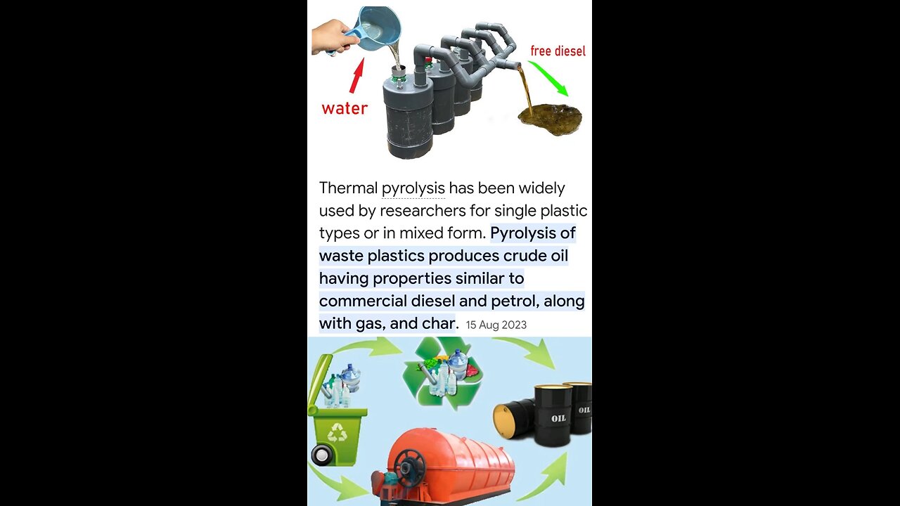 Plastic Can Be Turned Into Diesel