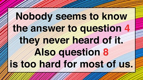 General Knowledge Quiz