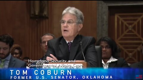 Tom Coburn tells Congress: Americans Don't Trust You!