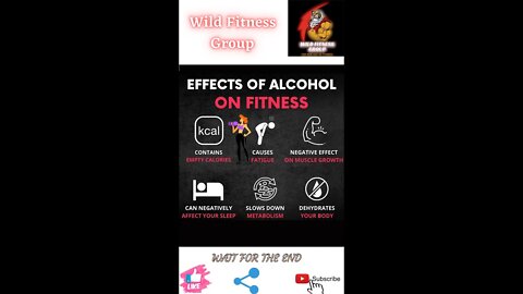 🔥Effects of alcohol on fitness🔥#short🔥#fitnessshorts🔥#wildfitnessgroup🔥12 march 2022🔥