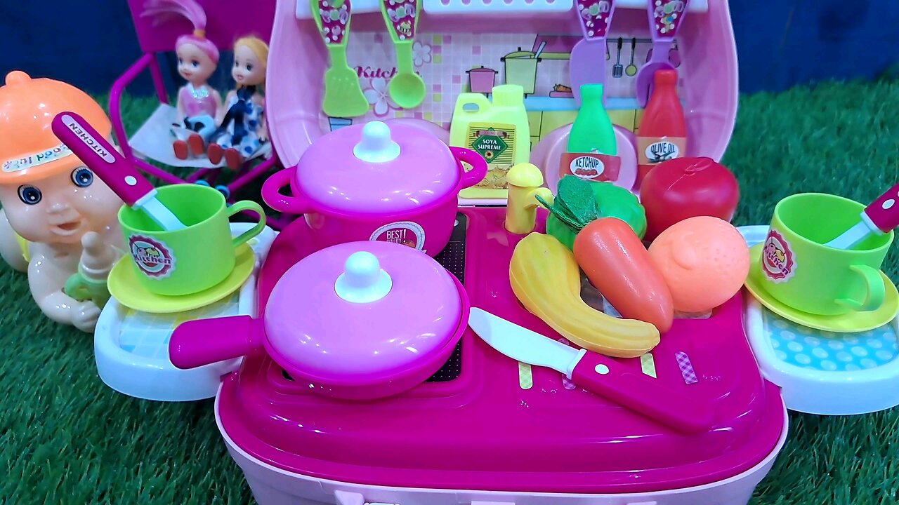 satisfying with Unboxing Minnie Kitchen Playset Cooking ToysCollection