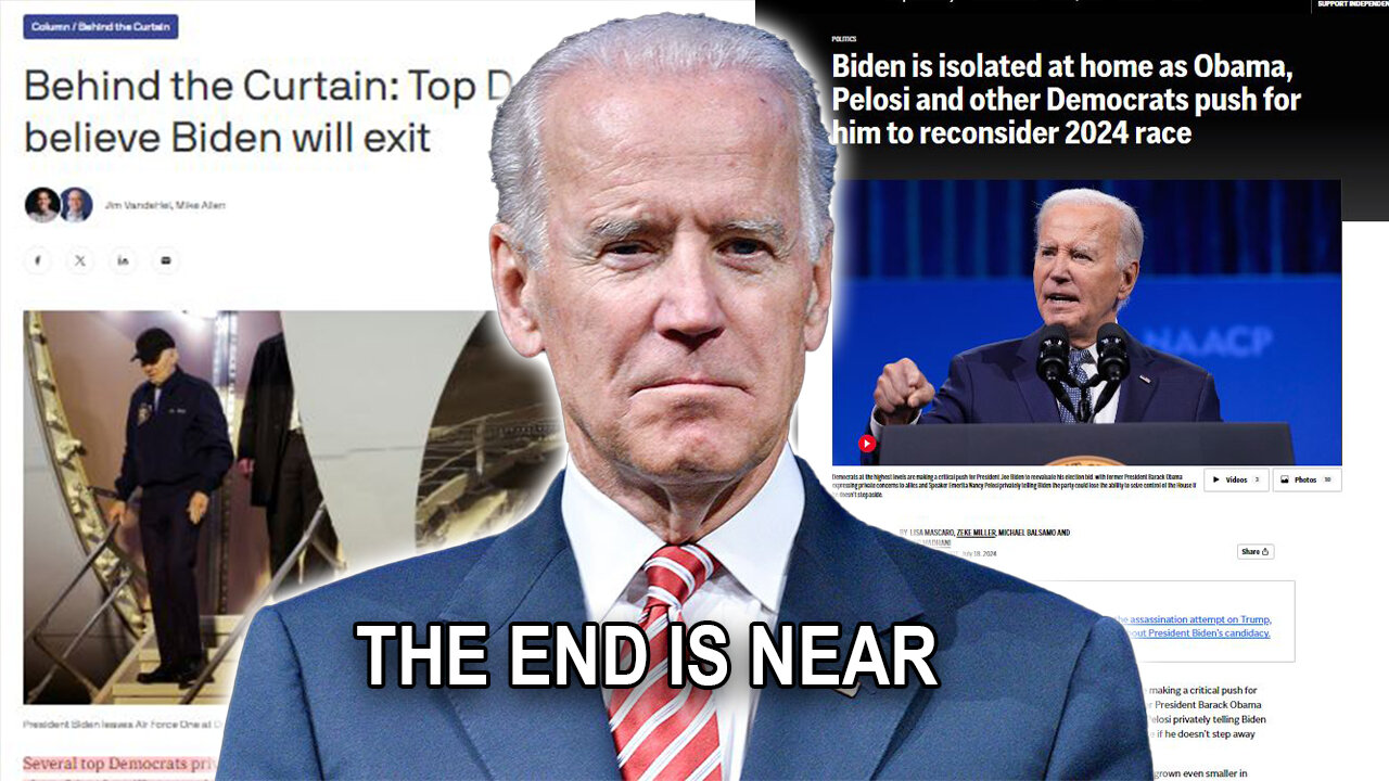 THE END IS NEAR: Biden to Drop Out This Week According to Dems, as Obama Calls for Him to Quit