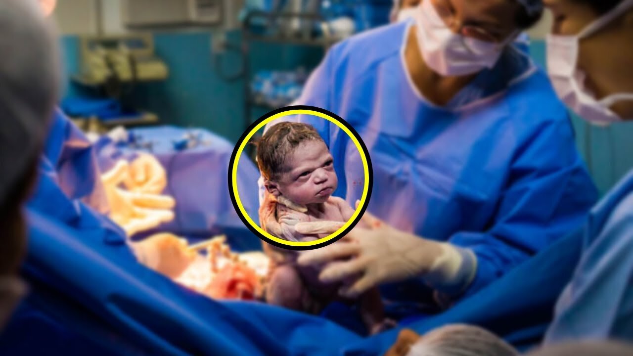 Seconds after Birth A Baby was Caught Doing THIS to the Doctor…