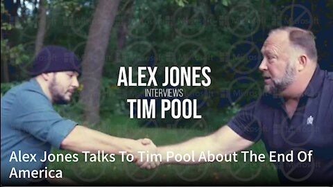 Alex Jones Talks To Tim Pool About The End Of America