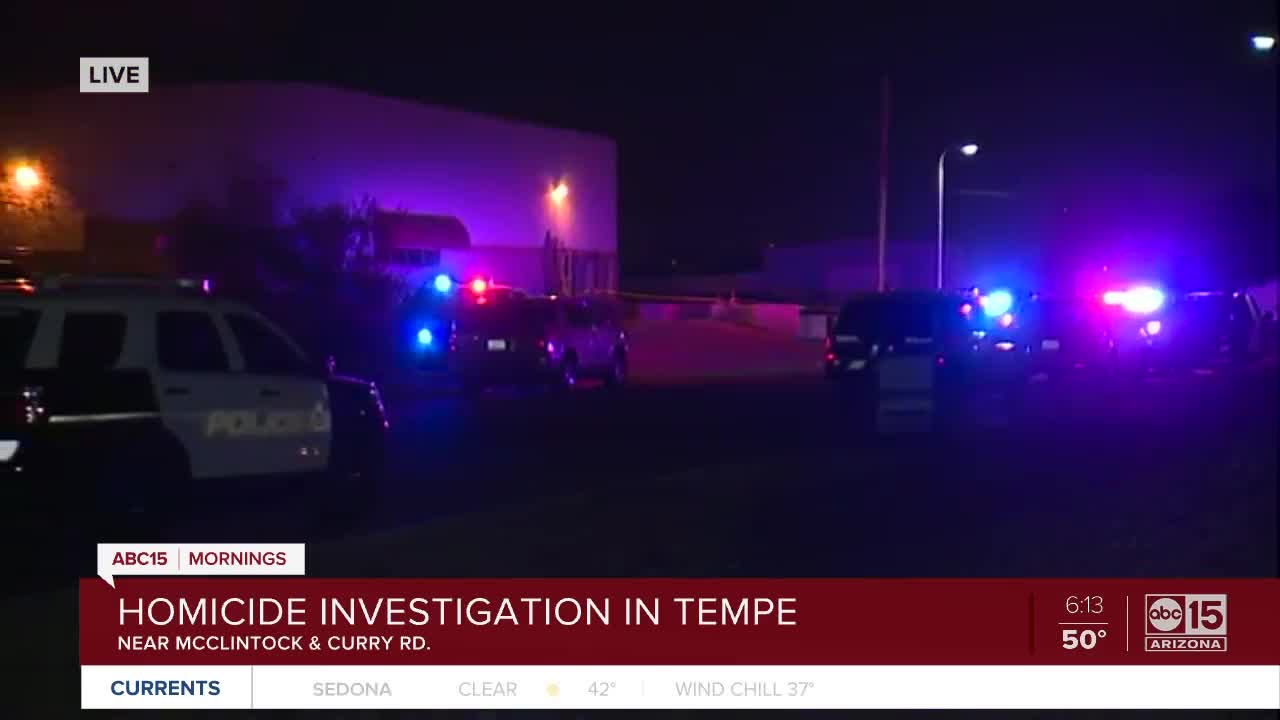 Homicide investigation in Tempe