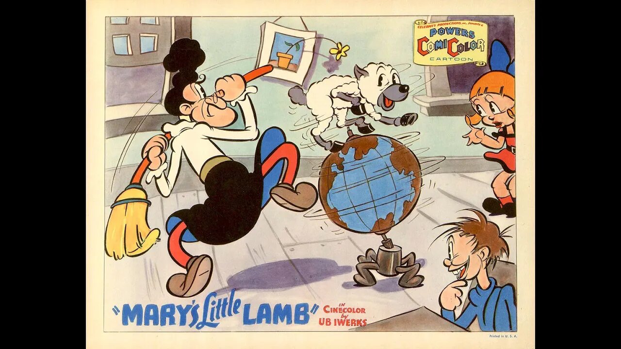 Mary's Little Lamb 1936 Full Cartoon Colorized