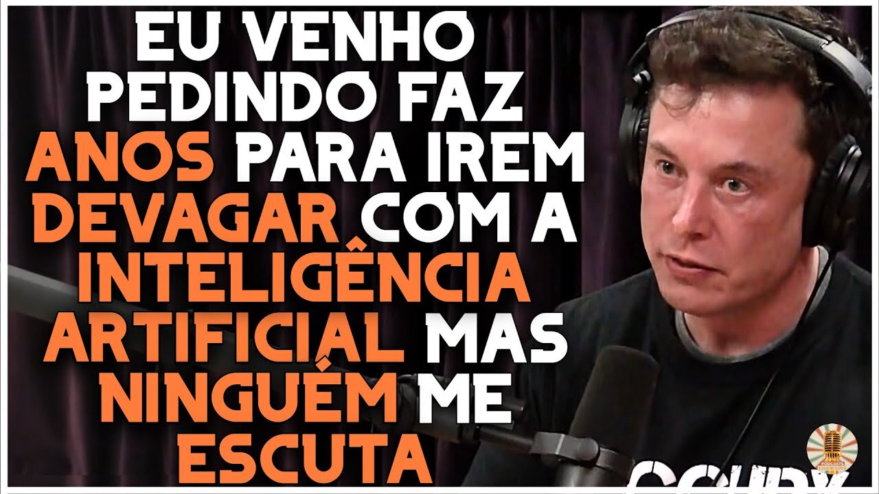 ELON MUSK ASSUSTA JOE ROGAN COM CONVERSA SOBRE INTELIGÊNCIA ARTIFICIAL | LEGENDADO PT=BR