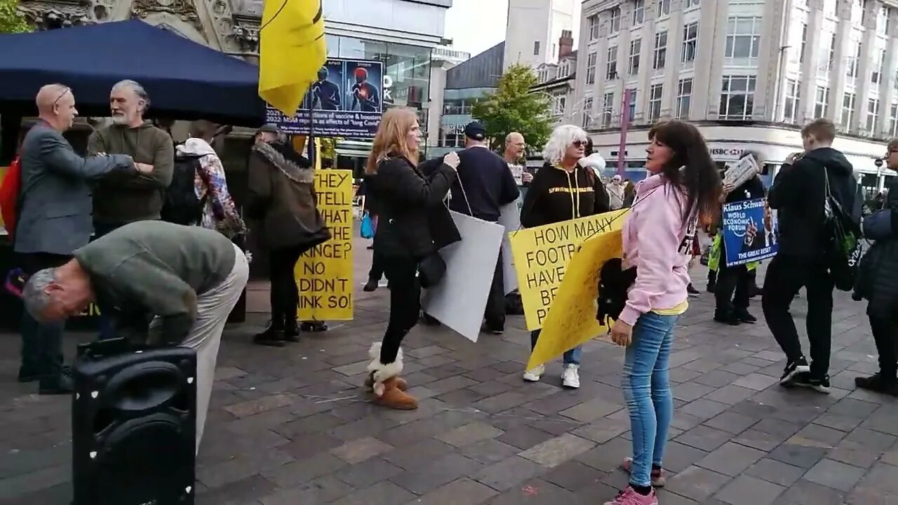 Leicester Anti-Covid Measures Protest 29/10/22