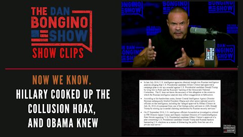 Now we know. Hillary cooked up the collusion hoax, and Obama knew