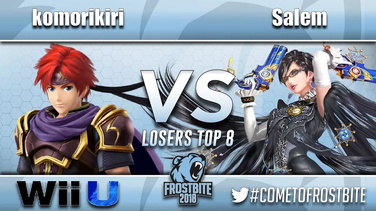 2GG | komorikiri (Roy) vs. Liquid | MVG | Salem (Bayonetta) - Wii U Losers Eighths - Frostbite 2018