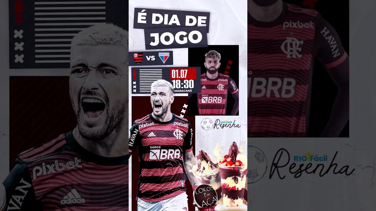 O Flamengo, o malvadão do futebol, está pronto para enfrentar o Fortaleza!